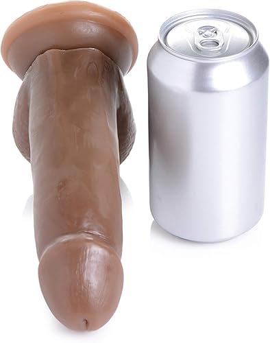 Miniatura 3 de Lynx Consolador de 6 pulgadas con bolas - marrón