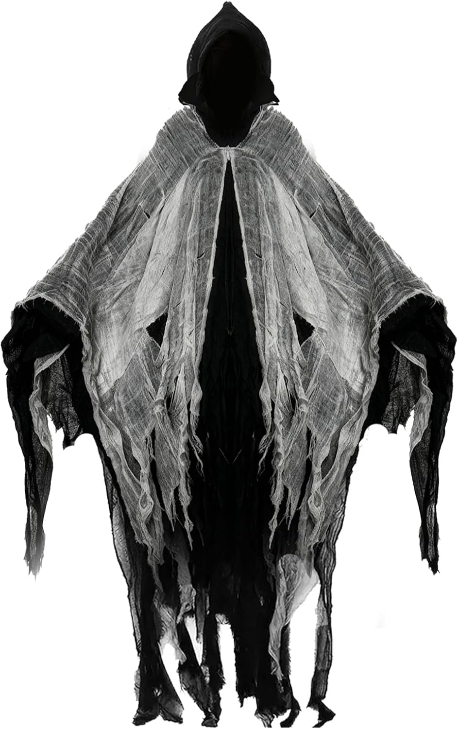 Halloween Hooded Cloak with Hood 1 Pcs Black Cosplay Props