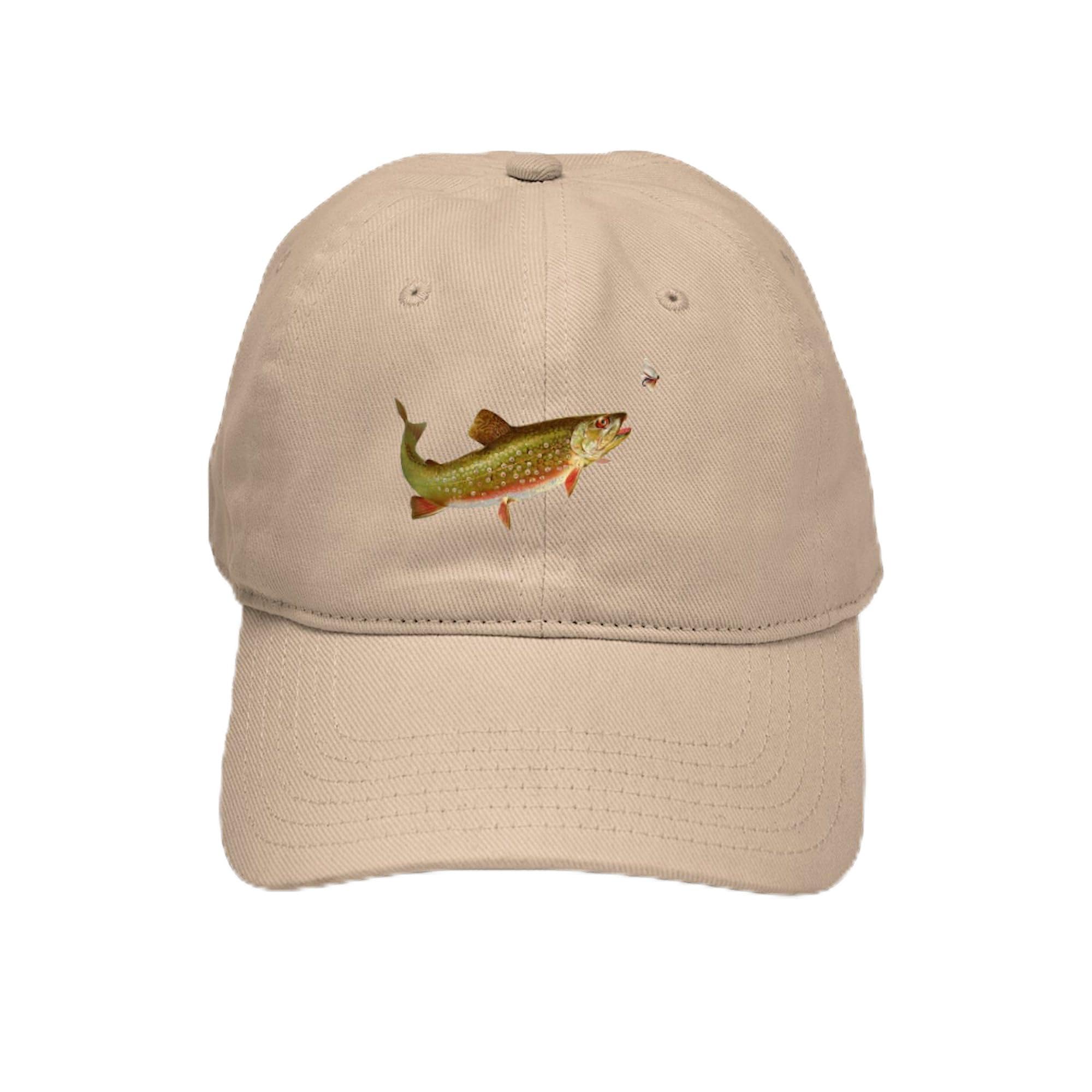 CafePress Vintage Trout Fishing Illustration Unique Adjustable Baseball Hat