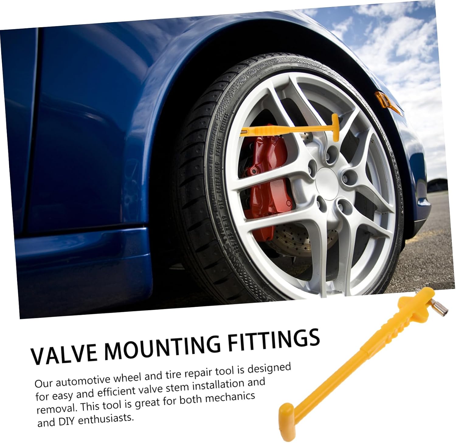 Car Tire Install Tool Valve Core Wrench Tire Valve Tool Easy Operation for Mechanics