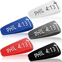 5 Pcs Christian Athletic Headbands Gifts Cross Headband for Men Women Bible Verse Workout Religious Stretchy Sweat Bands