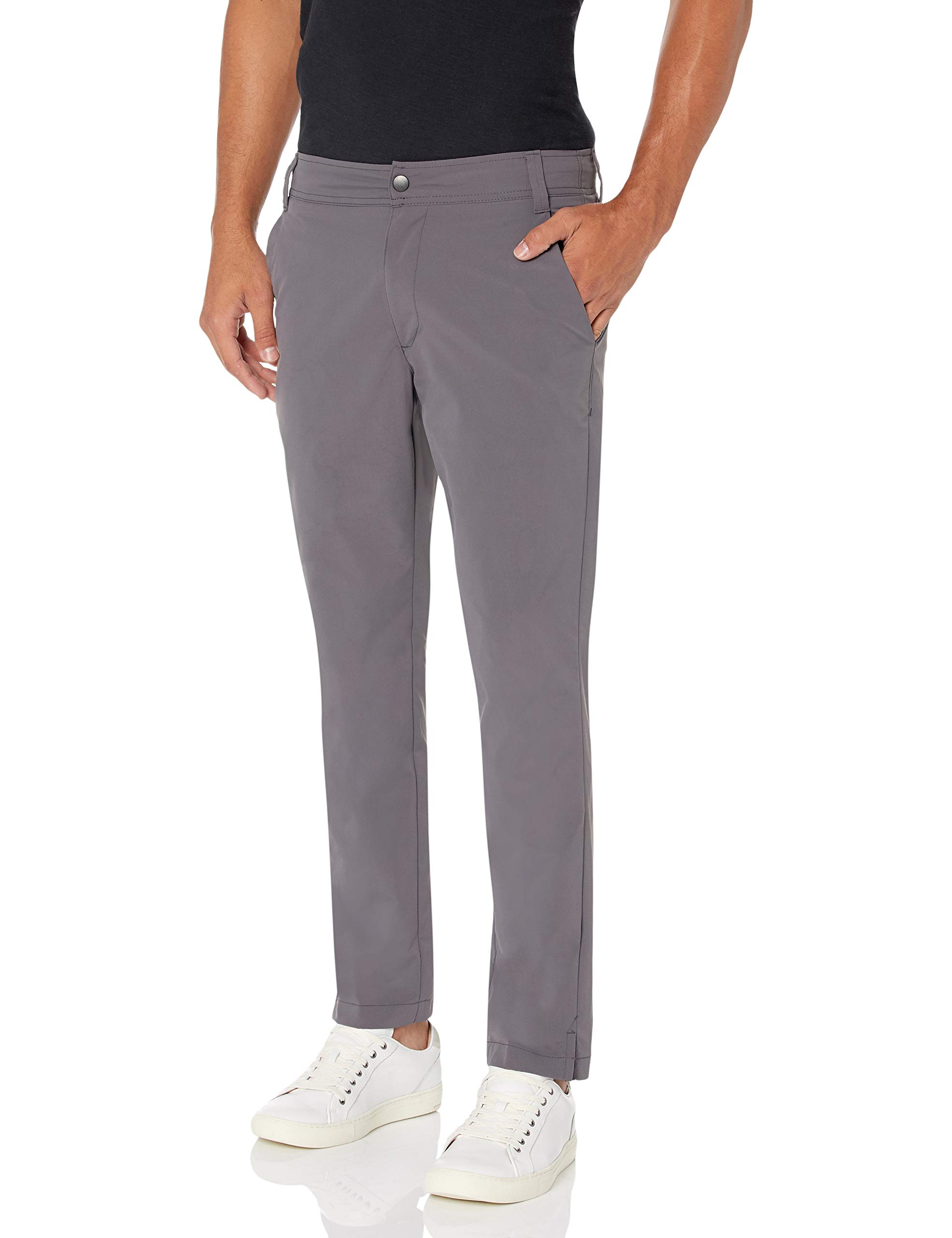 Photo 1 of Amazon Essentials Men's Skinny-fit Hybrid Tech Pant 40W x 30L Charcoal