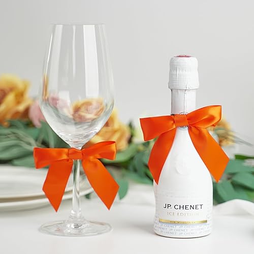 Vista 72 de AIMUDI Lazos giratorios para bolsas de golosinas de 3.5 pulgadas, lazos de satén azul turquesa para manualidades, lazos prefabricados con lazos Azul