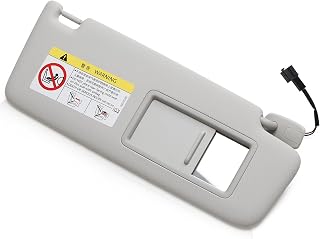 5KD8575522F4 Sun Visor Right Compatible with VW Golf 2009-2014 Pearl Gray (Right)