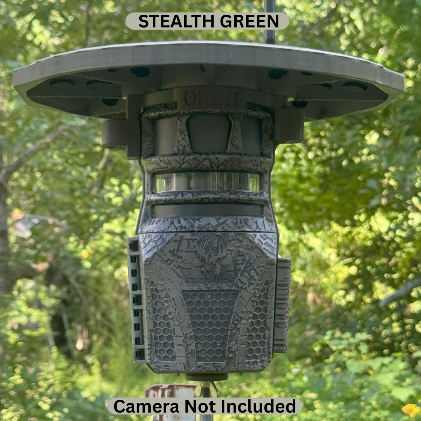 Trail Camera Cover for 360 Cameras - Stealth Model FITS: WILDGAME Innovations Orbit 360 Stealth - Color is The Closest Match to Camera Highly UV Resistant for Prolonged Outdoor Use
