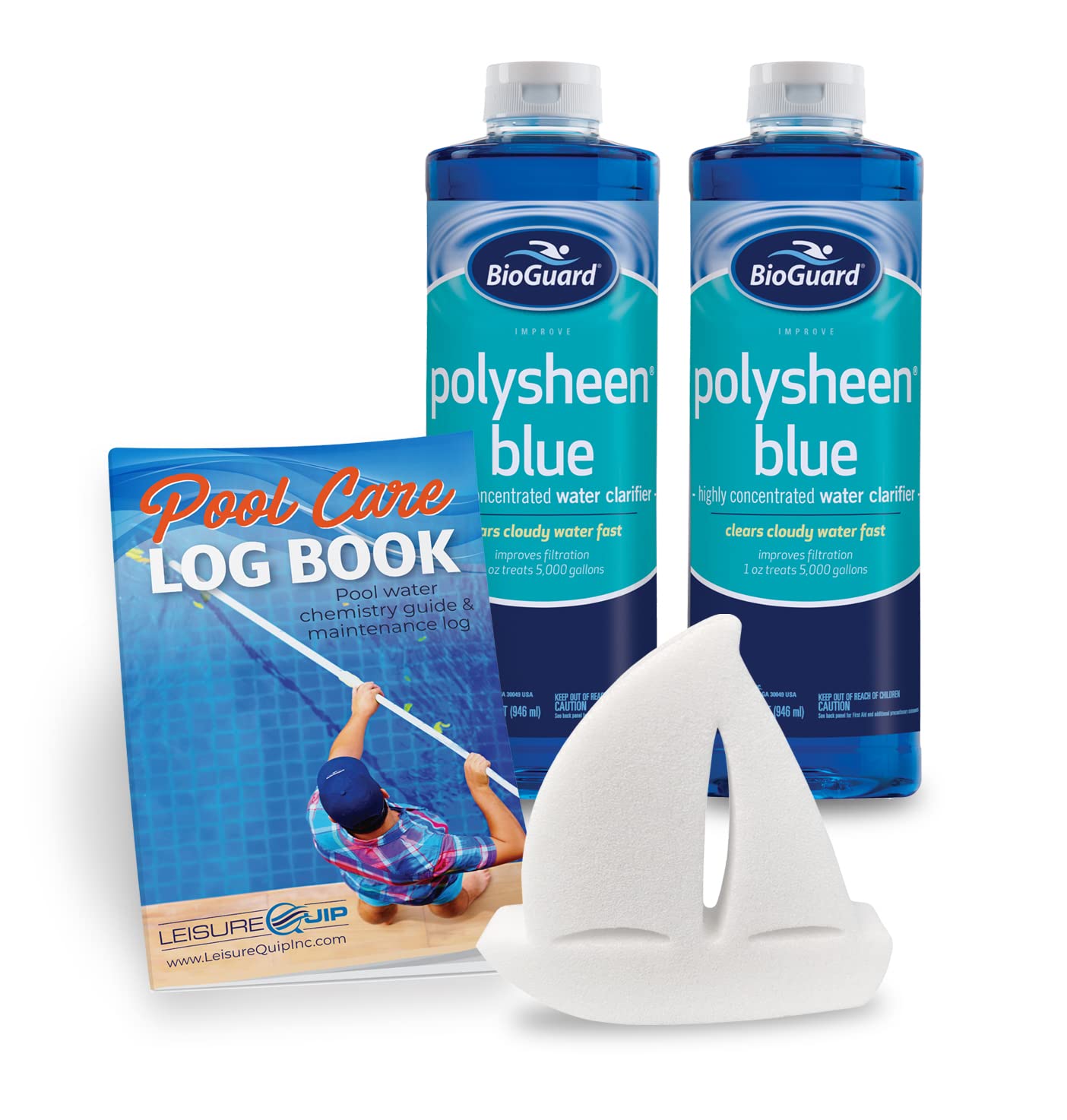 Buy BioGuard Polysheen Blue Swimming Pool Water Clarifier 1 Quart with