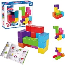 Ludilo - Cubimag | Magnetic Building Blocks For Kids And Adults | Board Games For 6 Year Olds Plus | Kids Board Games | Puzzle Games | Kids Games | Construction Toys