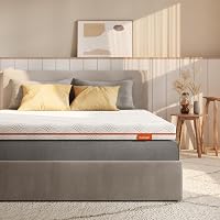 Sweetnight Materasso Topper 160x200cm 10cm Memory Foam Gel 5 Zone H2/H3