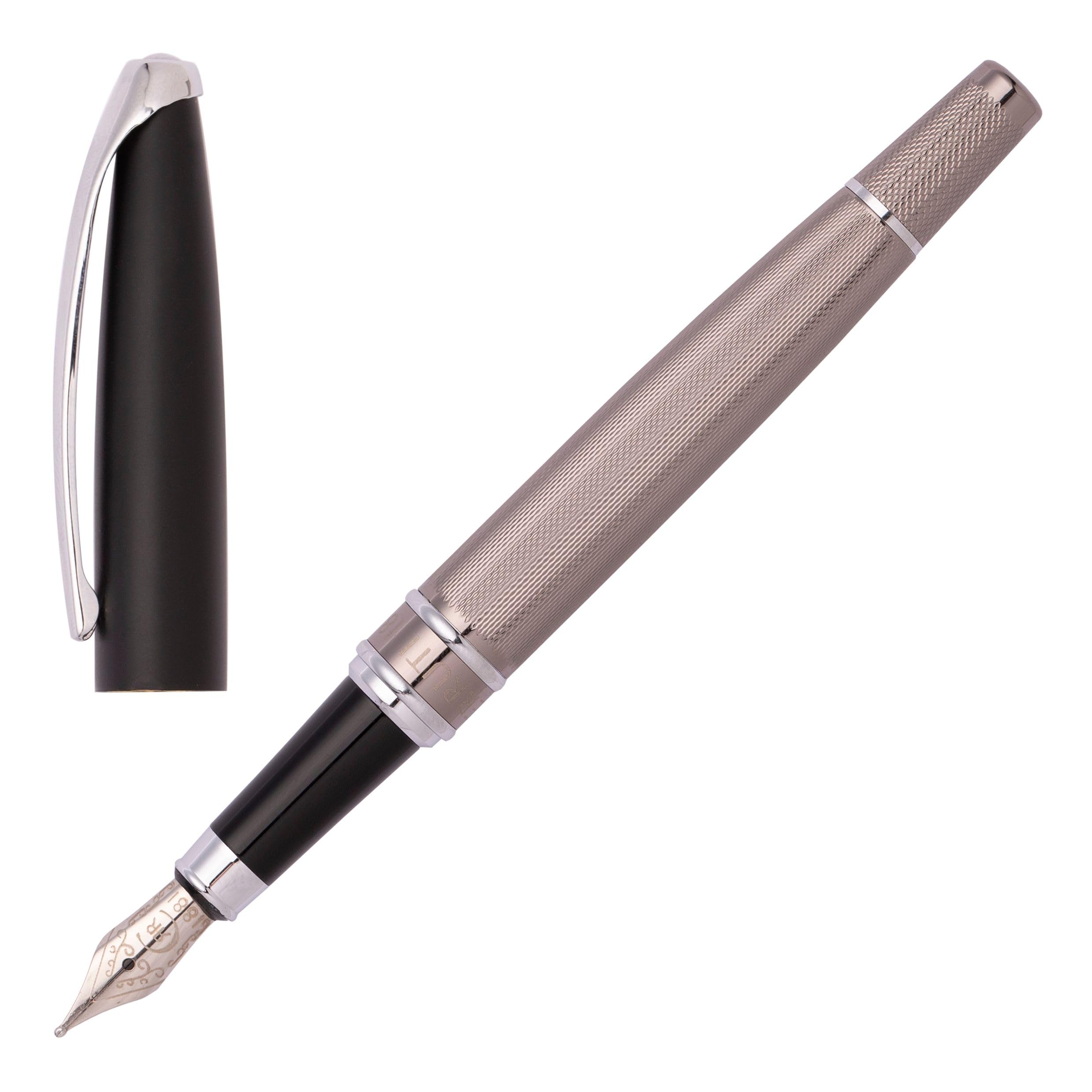 Cerruti 1881 Stylo à plume Abbey Diamond Gun | Instrument d'écriture emblématique | Boîte cadeau