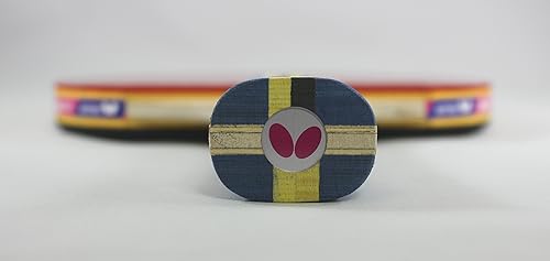 Miniatura 4 de Butterfly Nakama S4 - Raqueta de tenis de mesa – Potencia de fibra de carbono con control sorprendente – Serie Nakama – Incluye 2 40+ pelotas –