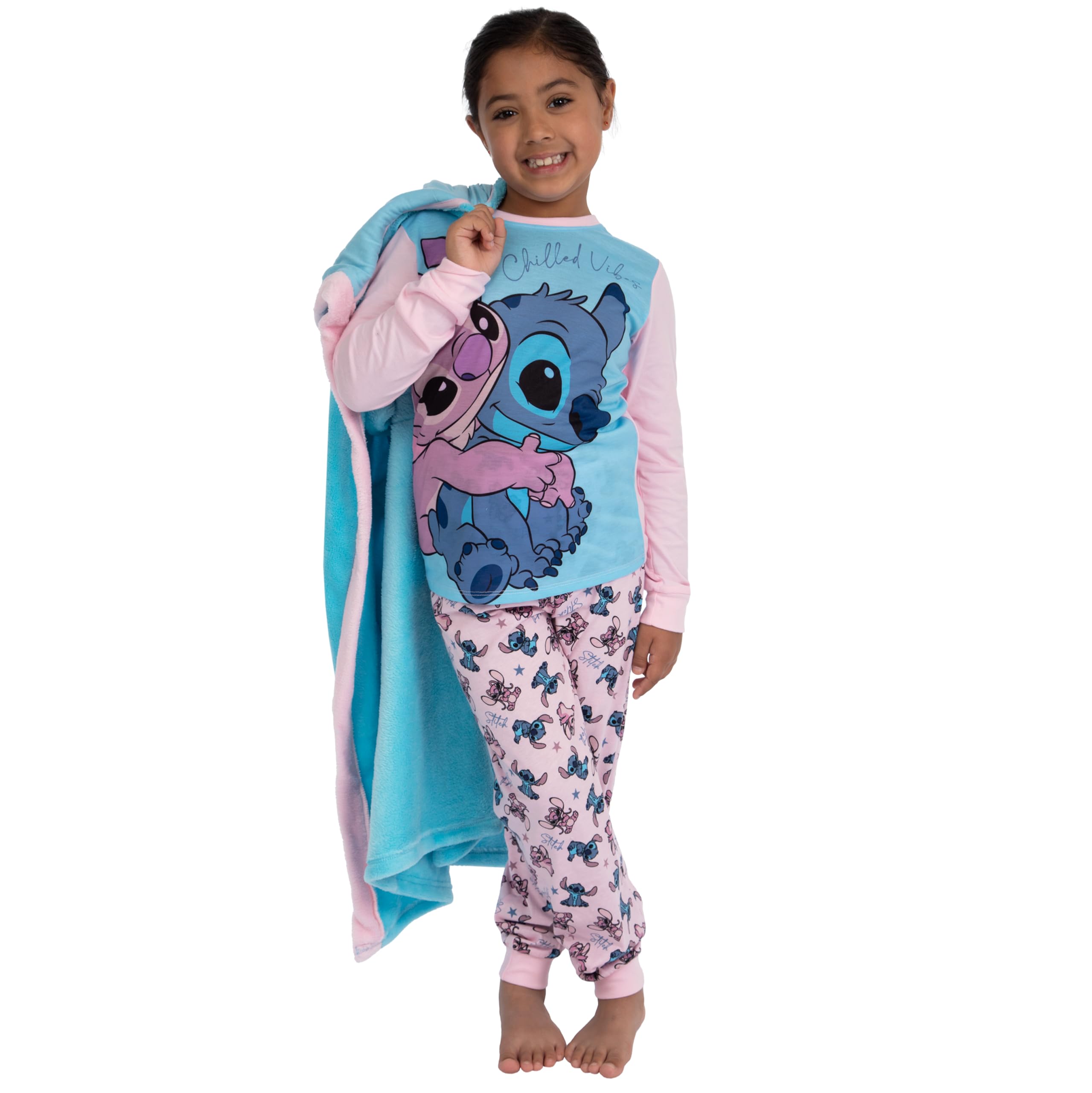 Disney Bata Stitch Niña E Pijamas | Pijama Stitch Niña E Batas De Casa | 5 E 13 Años