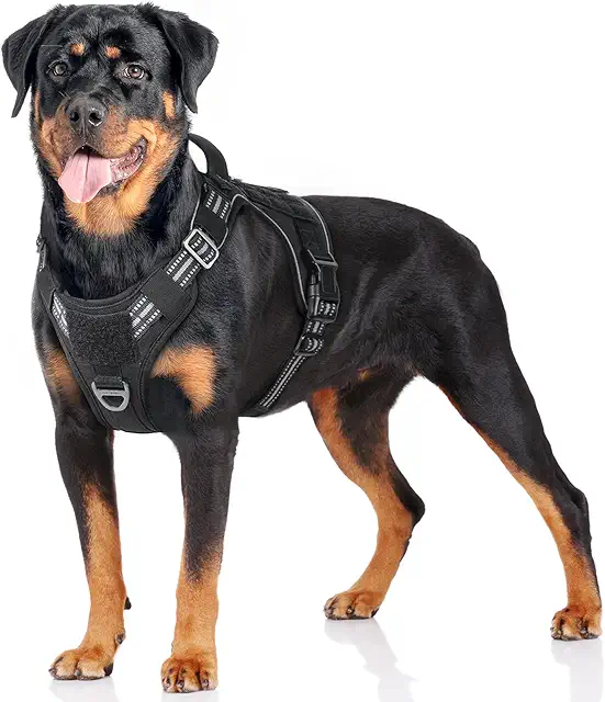 Large Dog Harness No-Pull Tactical Adjustable Pet Vest with Handle