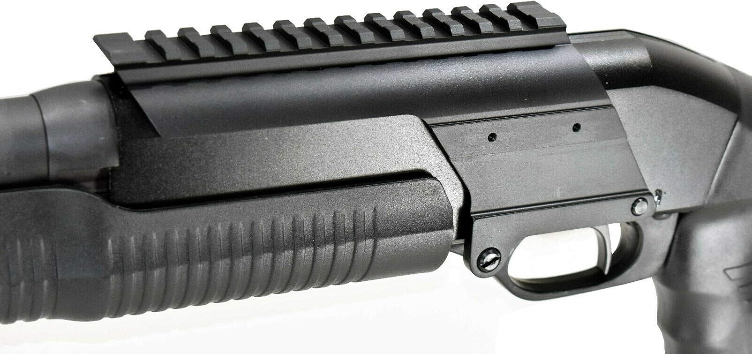 TRINITY Picatinny Rail Scope Base Compatible with Stevens 320 – Aluminum Weaver Style Saddle Mount with 13 Slot Rail – Black Anodized