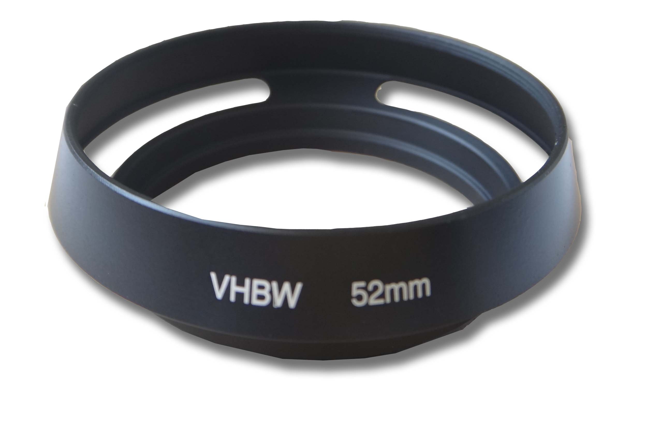 Paraluce In Metallo Vhbw 52mm Rotondo Nero Per Obiettivi Fotocamera