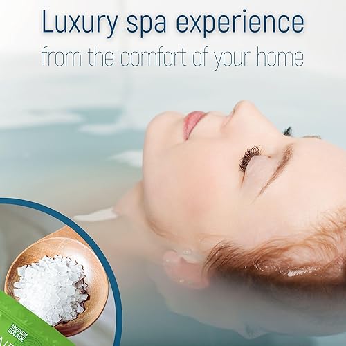 Miniatura 4 de Copos de magnesio para baño, escamas de cloruro de magnesio, sales del mar muerto para remojar, 5 libras