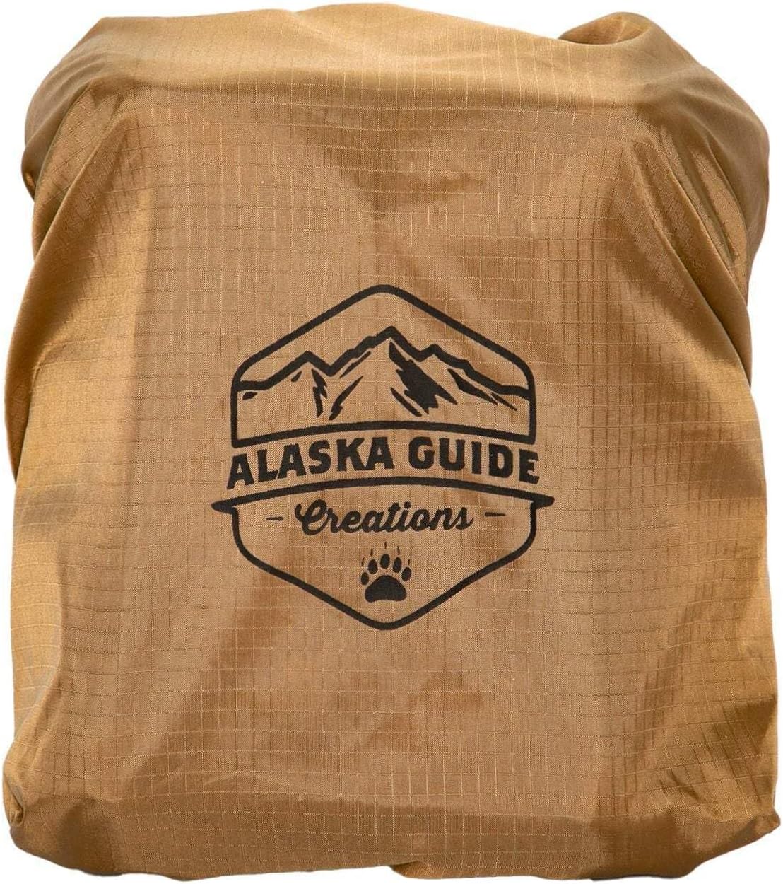 Alaska Guide Creations Camo Bino Shield | Lightweight Cover for Any AGC Bino Pack | Waterproof Protection Binocular Chest Pack (Coyote Brown)