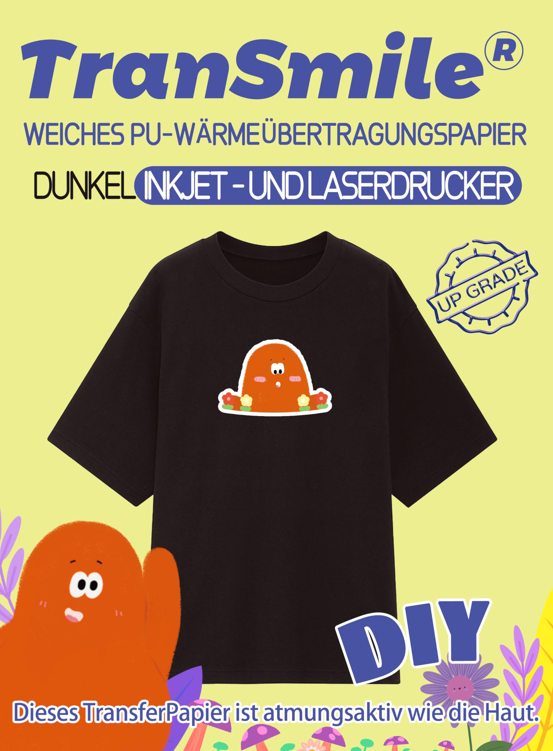 T-shirt transfer quantore donkere kleding(129815) kopen
