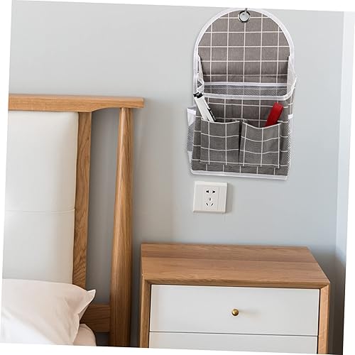 Miniatura 2 de Cabilock Bolsa de almacenamiento montada en la pared, bolsillo para archivos, bolsa de almacenamiento colgante, bolsa colgante de mesita de noche,