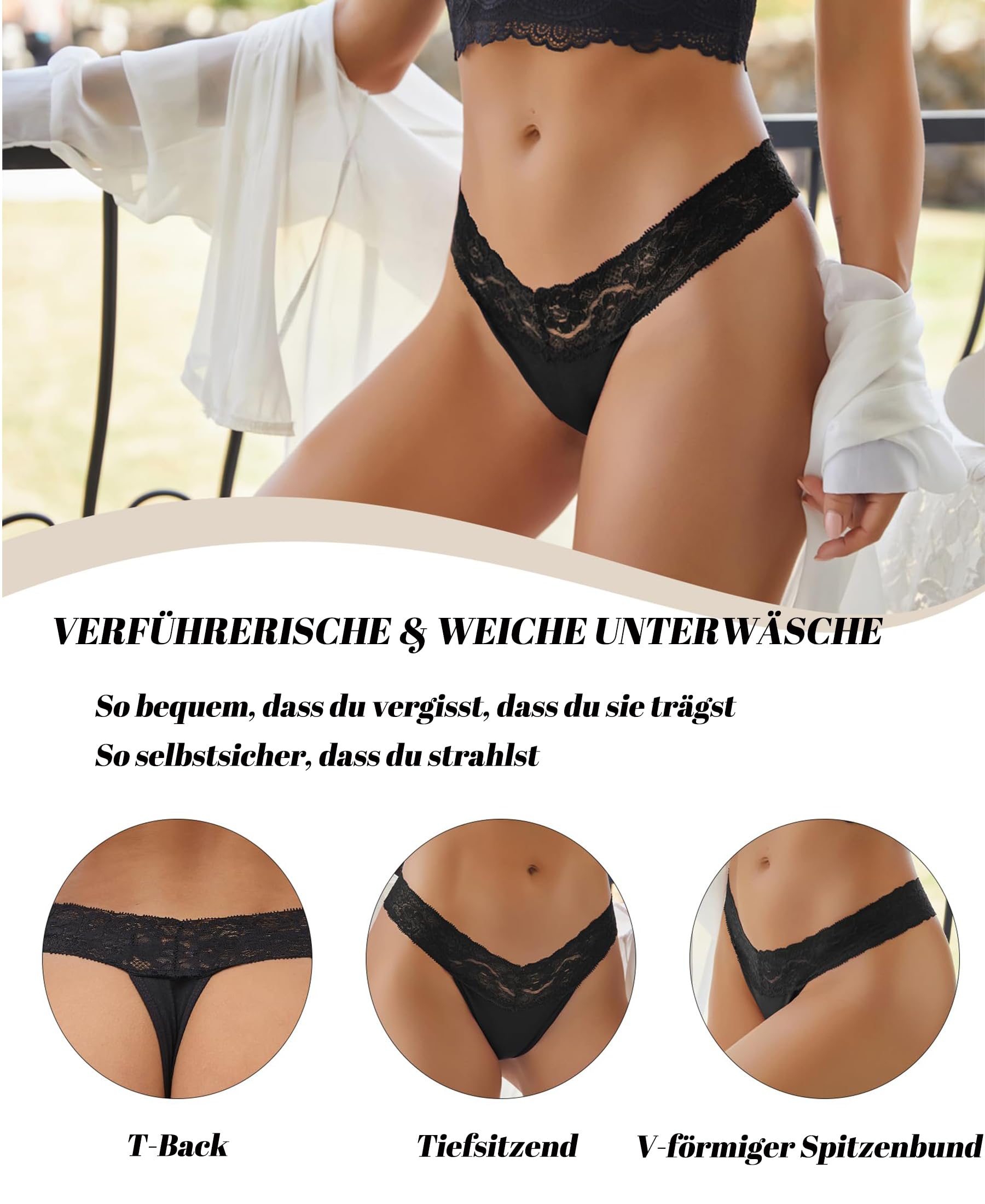 BeReady Perizoma Donna Cotone Seducente Mutande Donna Cotone Brasiliana Slip Donna Cotone Brasiliana Cotone Donna Intimo Donna Thong