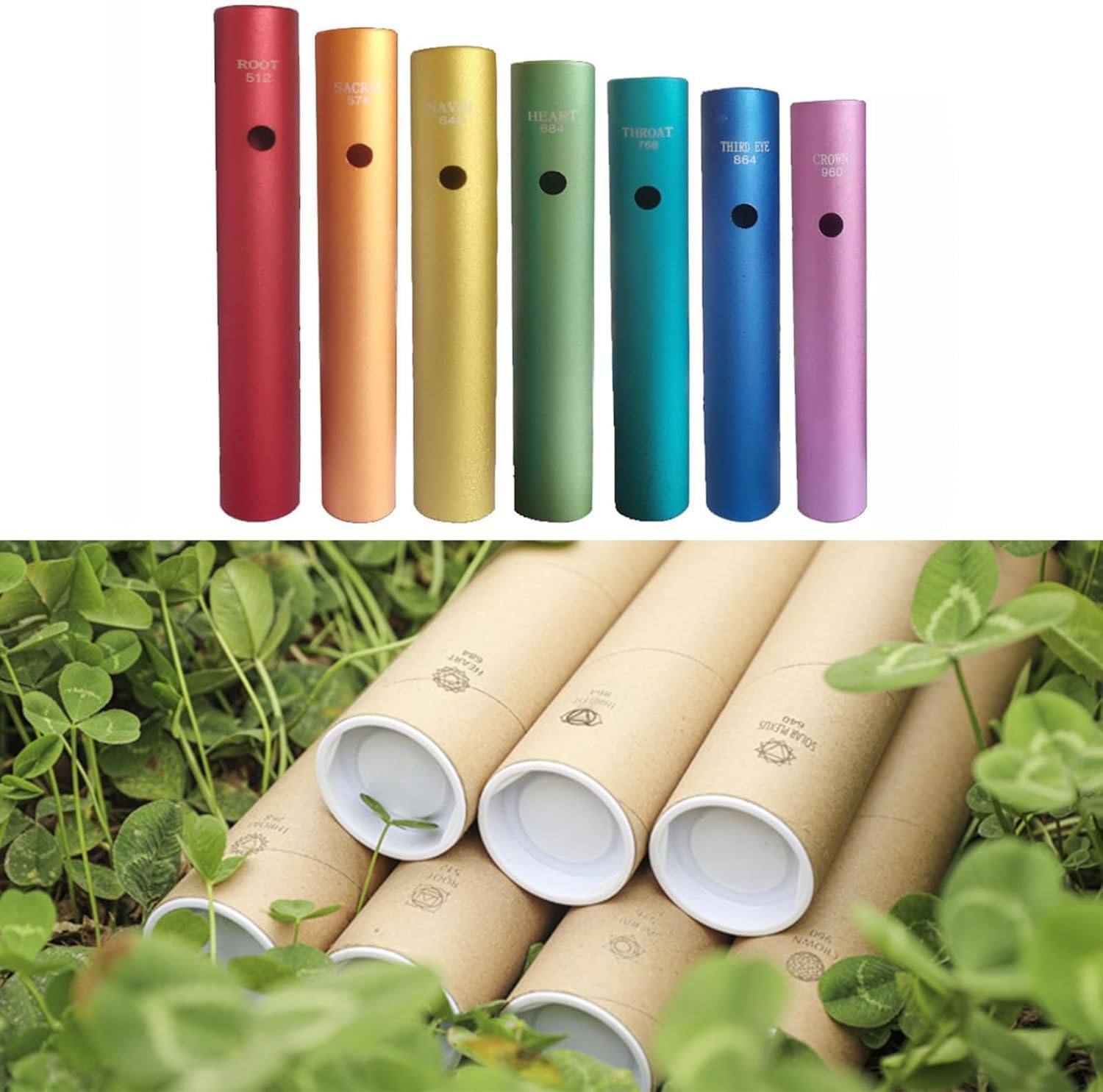 Set di strumenti a percussione per musicoterapia, accordatura 512Hz-960Hz per relax e accompagnamento musicale da banda