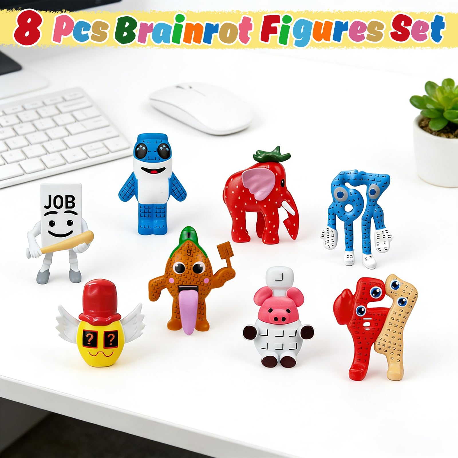 Lego Brainrot Lot De 6 Figurines Italiennes Brainrot, Figurines