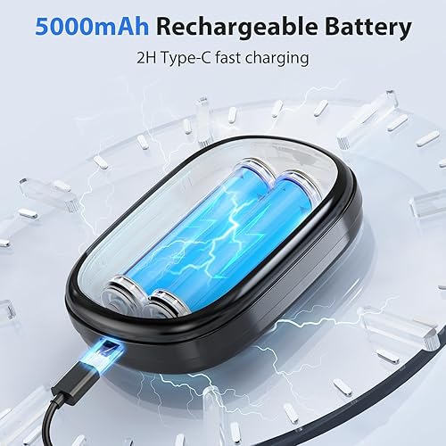 Miniatura 5 de Masajeador de espalda baja con calor, almohadilla térmica para la espalda, almohadilla térmica para el estómago, cinturón de cintura con vibración