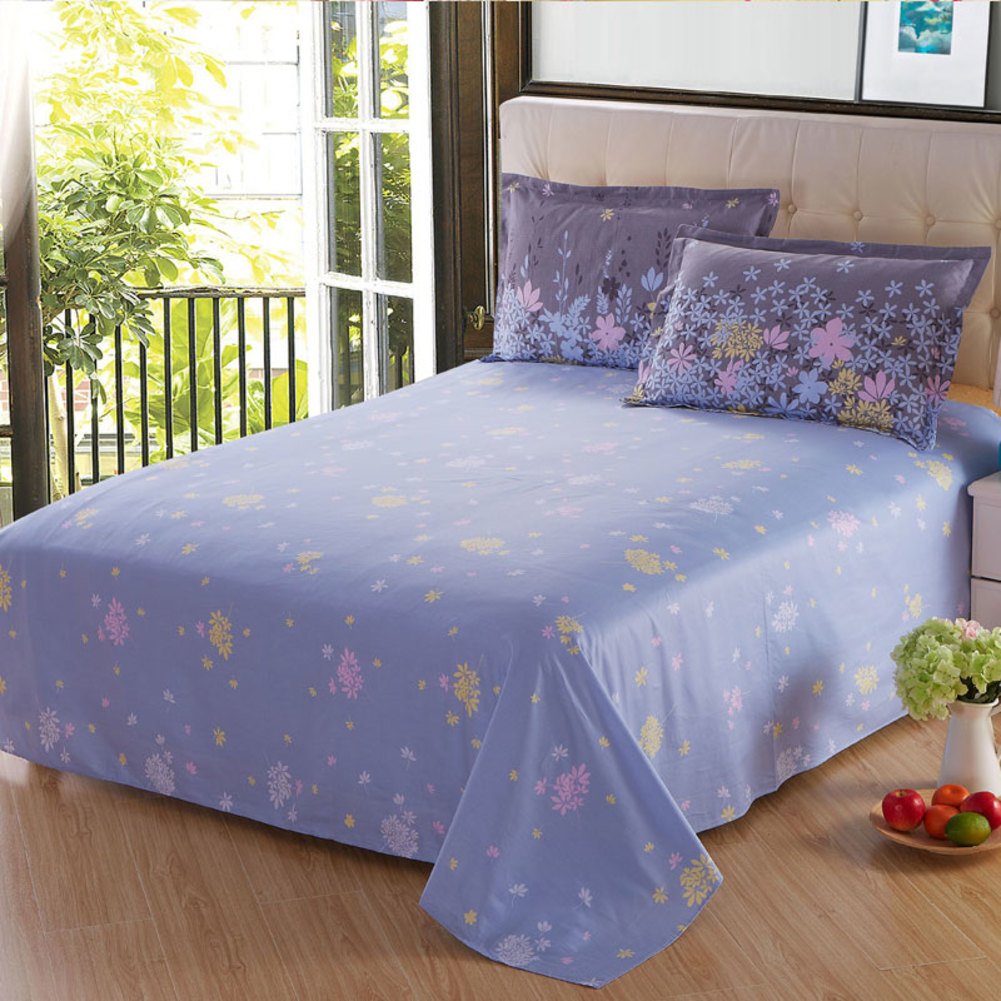 Drap enfant en coton respirant 120x230cm pour éviter la transpiration la nuit