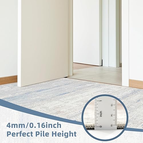 Miniatura 9 de Alfombra lavable de 2 x 8 pies, para pasillo, lavandería, cocina, entrada, baño, alfombra antideslizante con respaldo de goma, antideslizante,