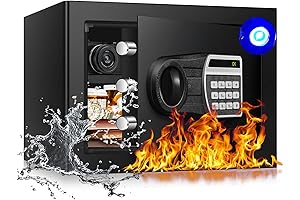 1.3 Cub Fireproof and Waterproof Safe Box for Home Use