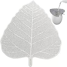 Bodhi Tree Leaf Infuser Tea Strainer Stainless Steel Tea Filter Tea Filter Tea Leaves Funnel Decorative Tea Accessories Silver