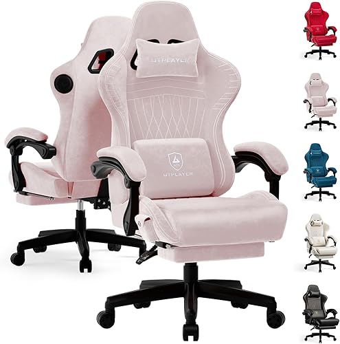 Miniatura 9 de GTPLAYER ACE-PRO Sillas de Juego con Música – Altavoces Integrados, Soporte de Aplicación y Control Bluetooth, Sillas de Juego para Computadora