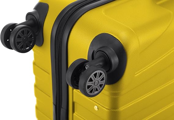 Suitline Hand Luggage Hard Shell Suitcase Trolley Suitcase Travel Suitcase yellow
