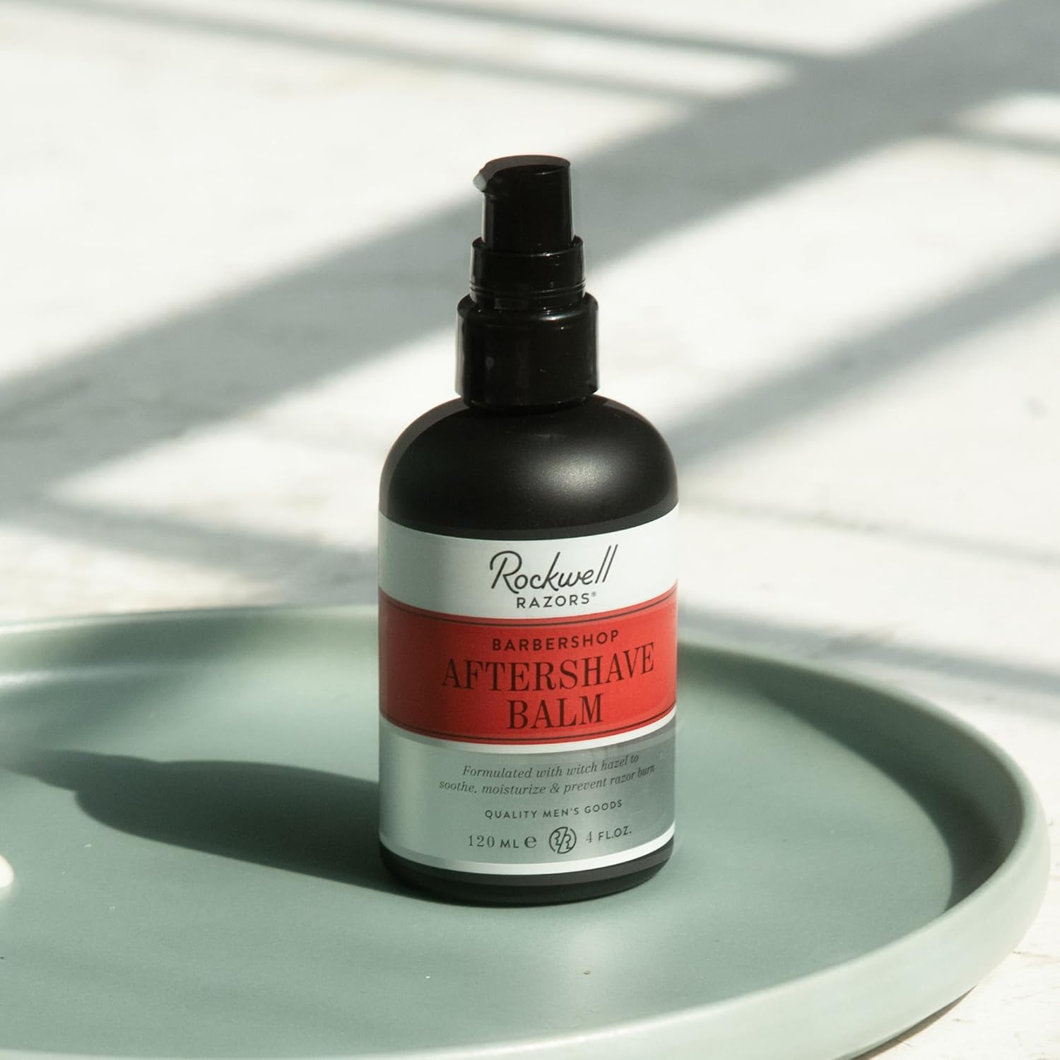Rockwell Post-Shave Balm, Classic Barber Shop Scent | Formulated with Soothing Witch Hazel, Moisturizing Shea Butter, Natural Hemp, Coconut, Jojoba & Argan Oil | Ideal for All Skin Types