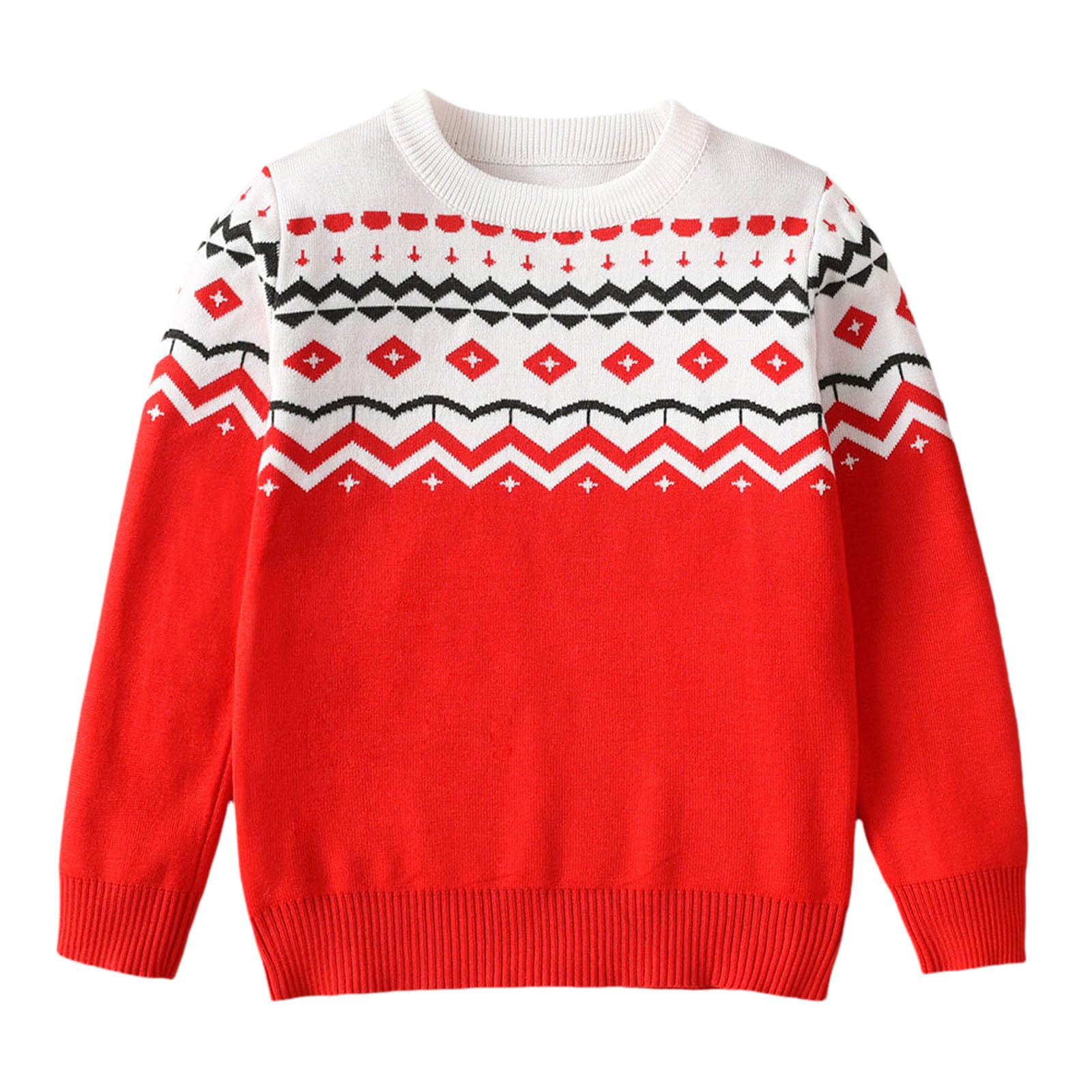 Pull Noël Enfant 3D - Motifs Animaux - 45% Coton - 7-14 Ans