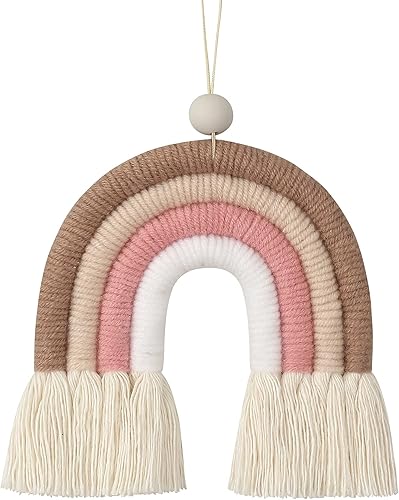 BOHO GARDEN Dije bohemio de macramé, difusor de aceite esencial para automóviles, guardería, dormitorio de niños y decoración del hogar, ambientador