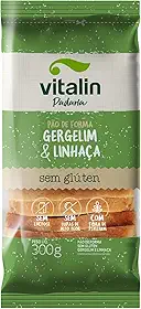 Vitalin Pão de Forma Sem Glúten Gergelim e Linhaça 300g