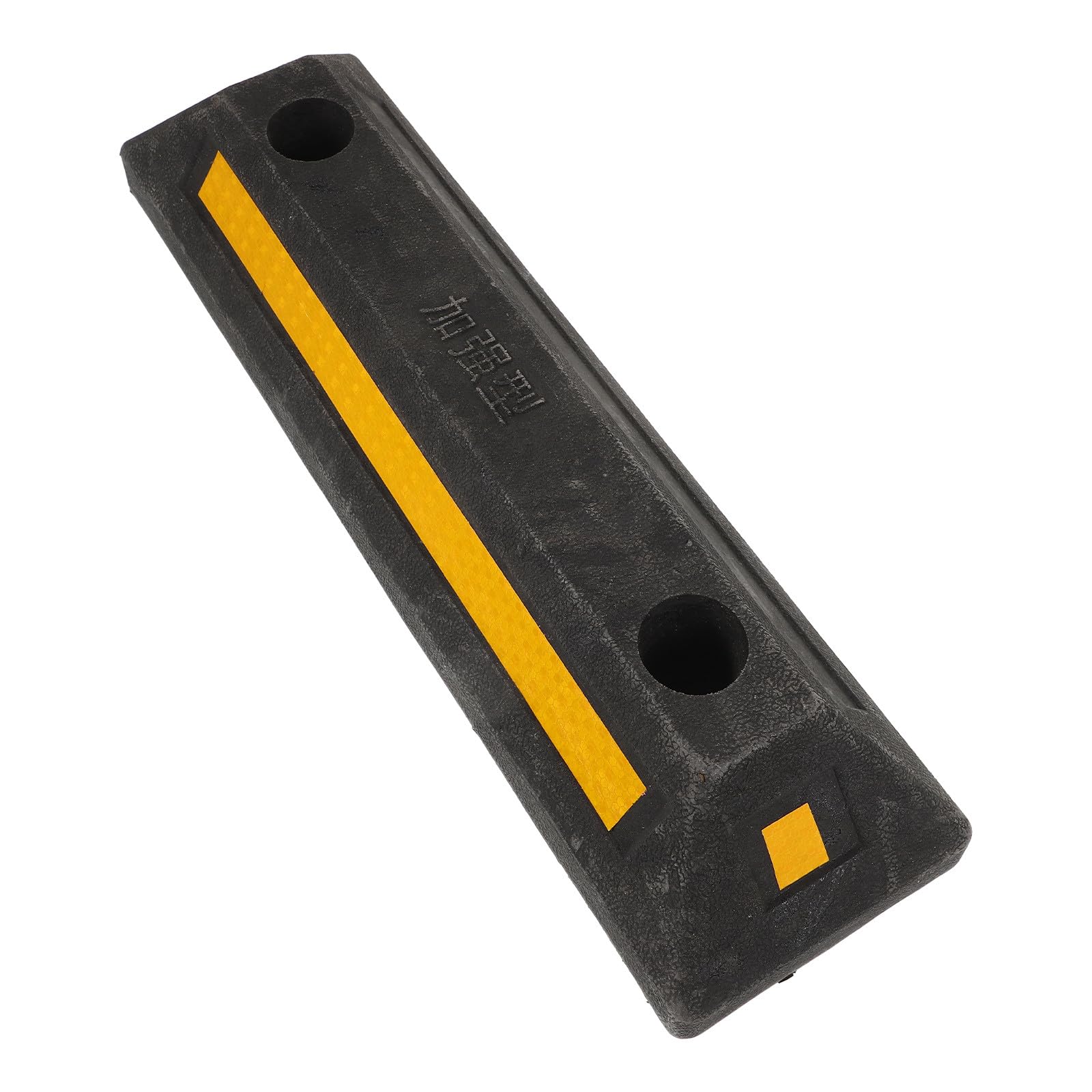 Calzos para Ruedas de Vehículos Recreativos de Caucho 480X130X70 MM Tope de Rueda Estabilizador para Remolques en Zonas de Aparcamiento