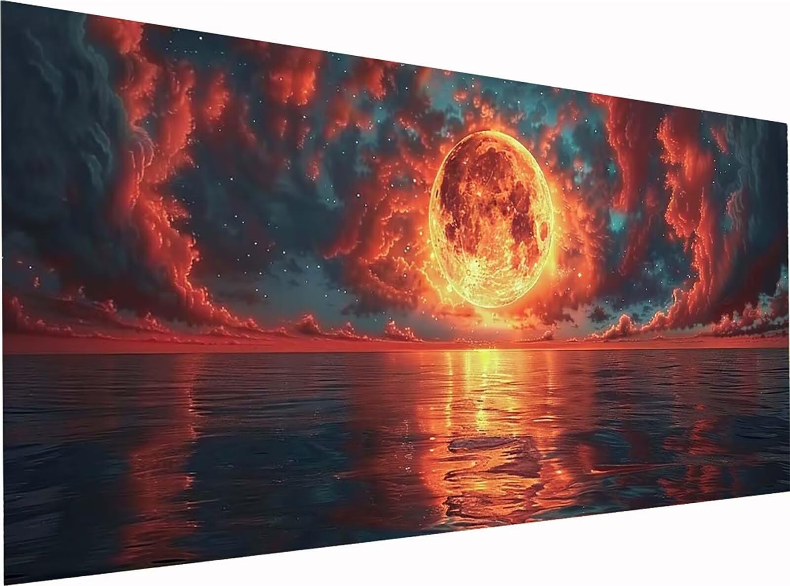 Luna Diamond Painting Grandi Dimensioni 70x140cm, Diamond Painting 4-9472