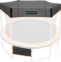Vista 8 de SkyBound Funda de trampolín recreativo – Trampolín redondo al aire libre – Cubiertas de protección solar resistentes para trampolines redondos