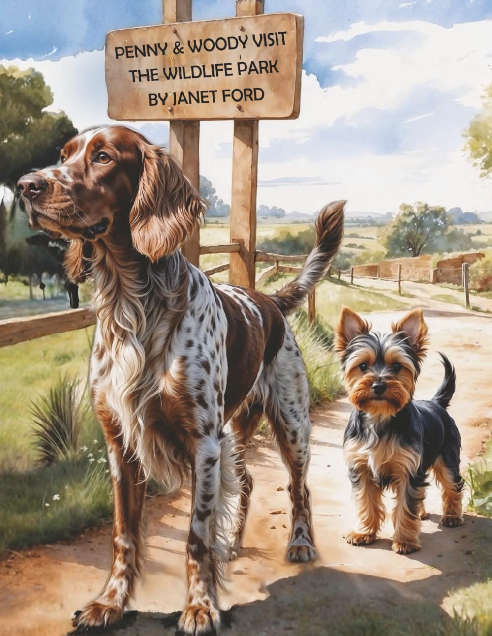 Penny and Woody Visit the Wildlife Park (Penny Pup Adventures)