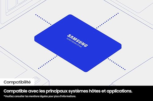 Samsung SSD 870 EVO SATA III 2,5", MZ-77E8T0B/EU, 8 TB, Velocità di Lettura 560 MB/s, Velocità di Scrittura 530 MB/s, SSD Interno, Disco Rigido per un Trasferimento Dati Veloce, Nero - 8