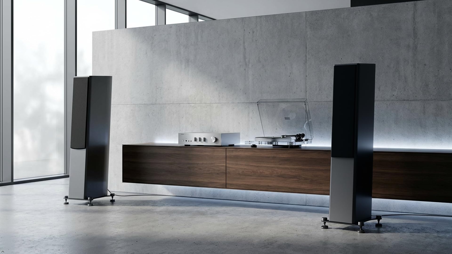 PrecisionGeek Kolce głośnikowe M6 z podkładkami izolacyjnymi 20 mm, zestaw 4 kolców + 4 podkładki, anodowane aluminium, szare, głośniki HiFi, stojaki AV, subwoofery i sprzęt audio, nóżki