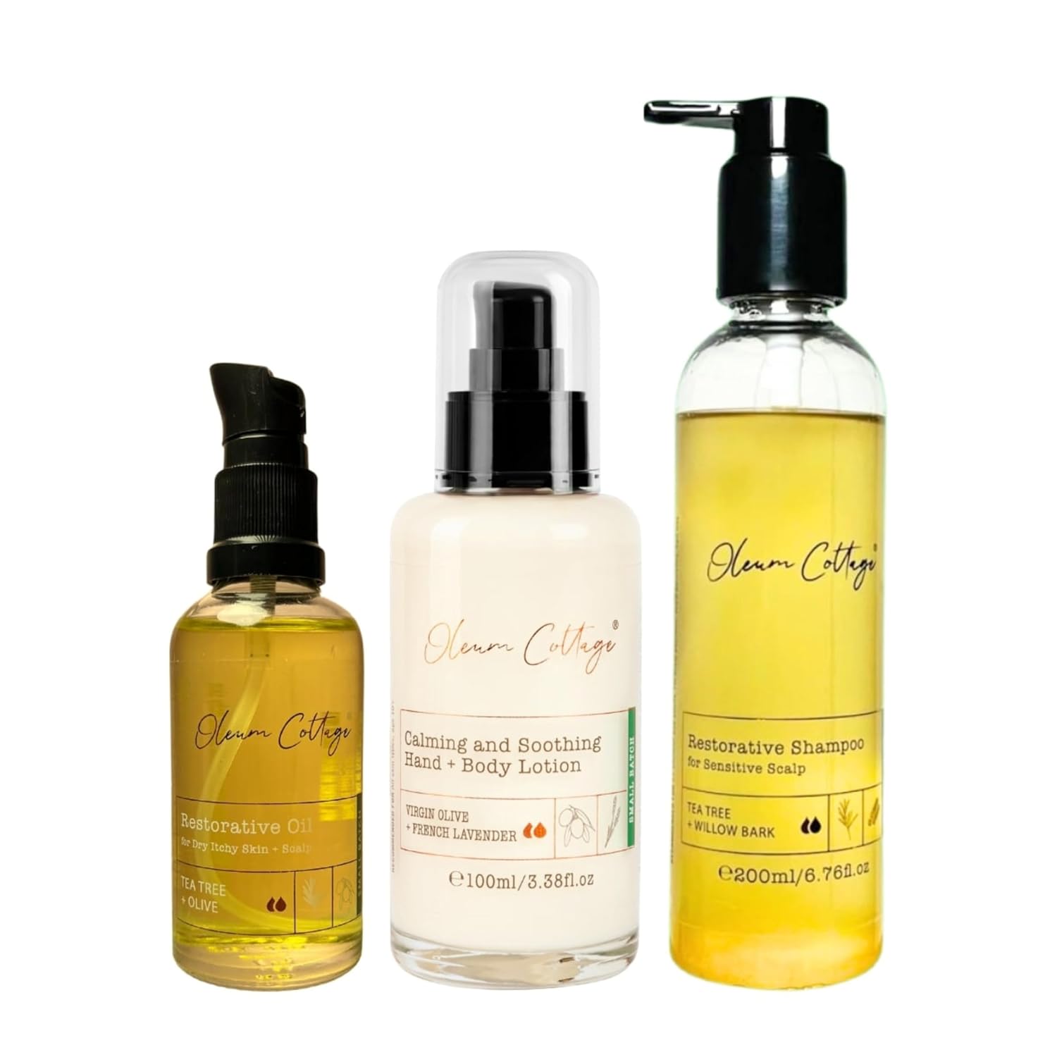 Oleum Cottage Bundle Pack for Dry Itchy Scalp & Dandruff | 100% Plant Based Ingredients | Contains Restorative Oil, Anti I... - Review, Price and Buying Guide