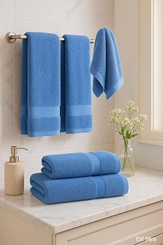 4’lü Banyo Havlusu Seti 70x140 cm Pleasure