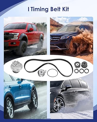 Miniatura 6 de ECCPP Engine Timing Belt Water Pump Kit For 99-08 Daewoo Nubira Suzuki for Chevrolet Optra 20LSee Below Description