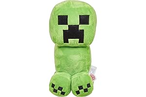 Mattel Minecraft Basic 8-Inch Plush Creeper: Baby's First Minecraft Buddy