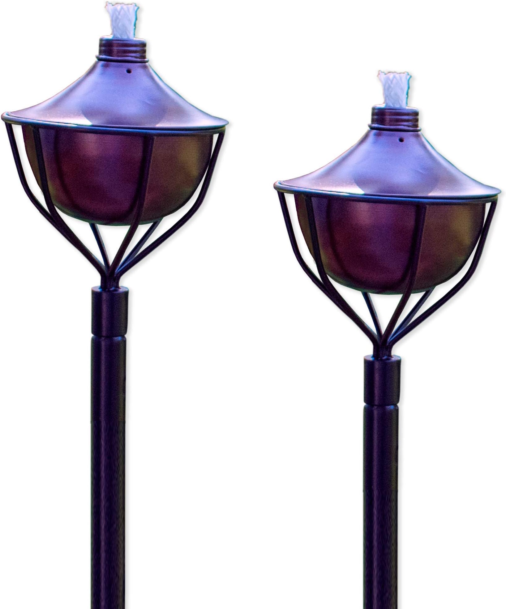 Dusq All-in-One Citronella Garden Torch Oil-Rubbed-Bronze (Set of 2)