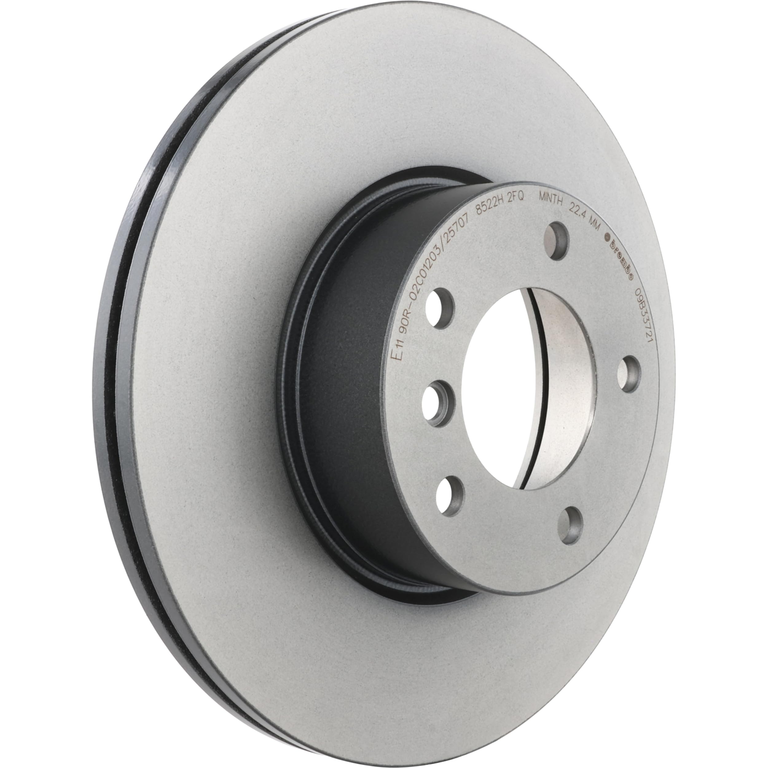 Brembo 09.B337.21 - Disco Freno con Verniciatura UV (Set di 1) - Anteriore