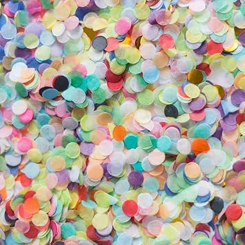 10mm Small Circle Confetti for Party Decor - Pack of 30 Grams - Multicolour