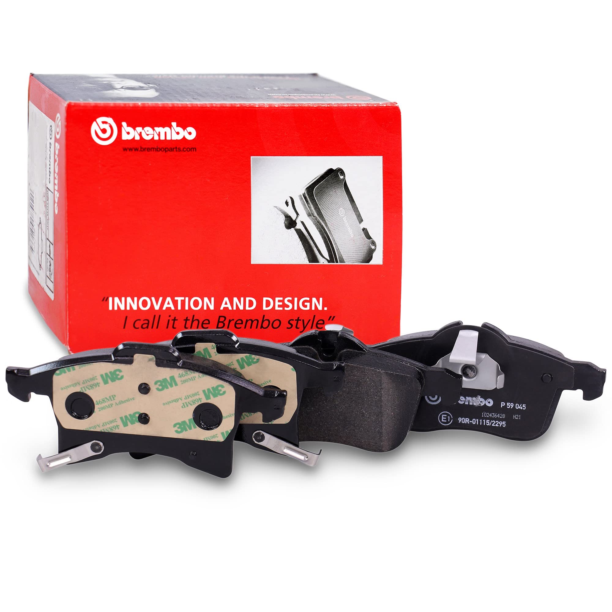 BREMBO Set di freni Coated Disc Line incl. dischi freno anteriori Ø 280 mm ventilati + posteriori Ø 264 mm pieni + pastiglie freno anteriori e posteriori